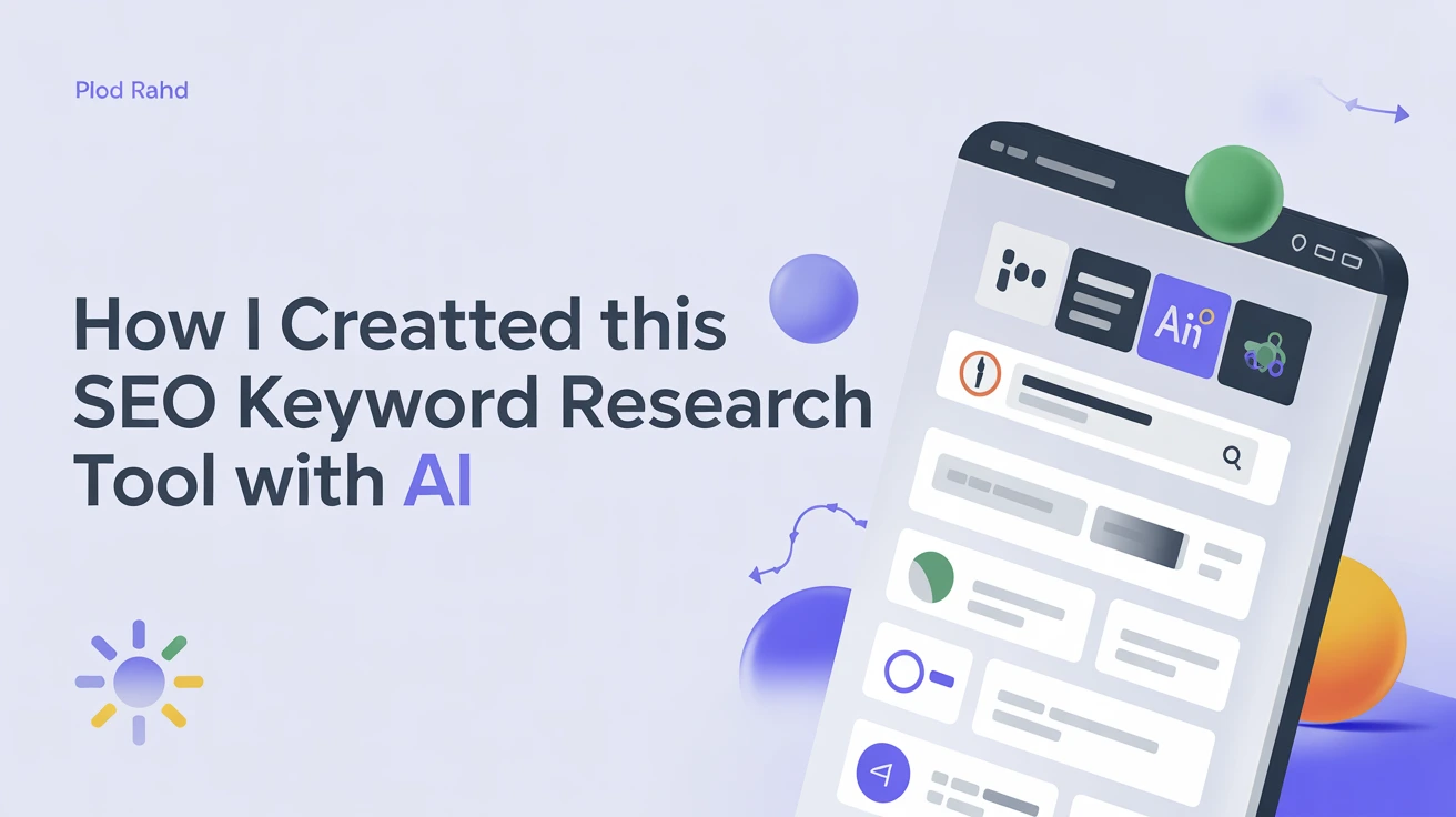 How I Created This SEO Keyword Research Tool with AI