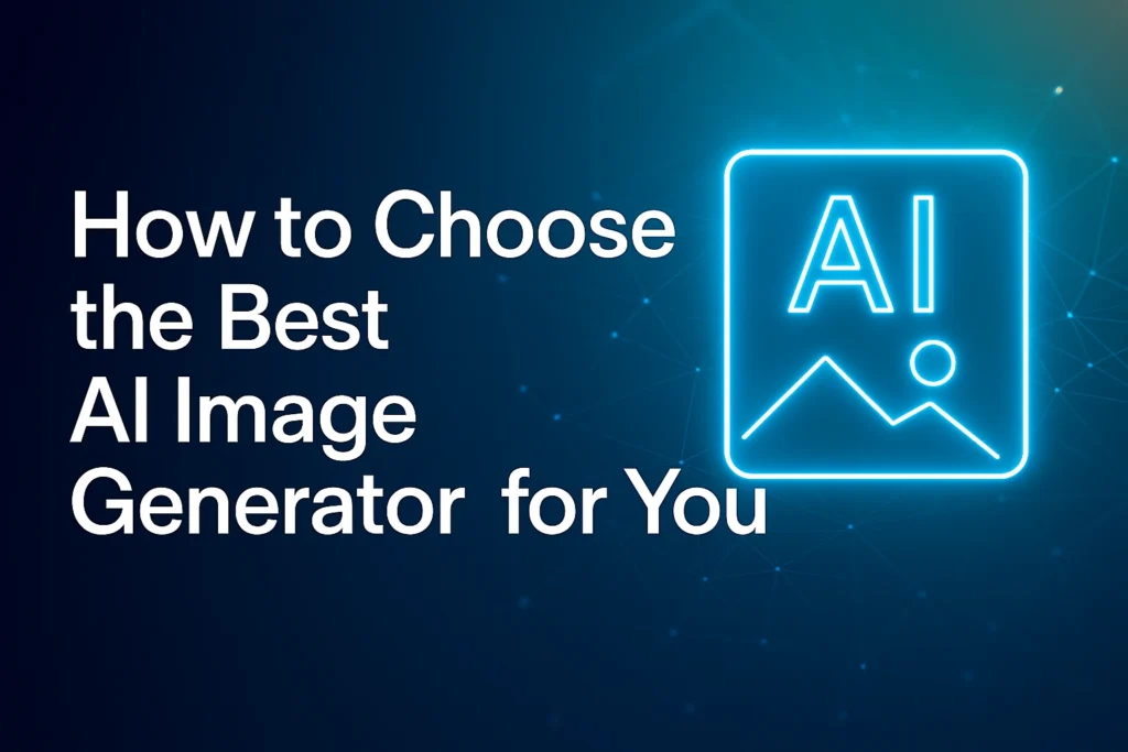 How to Choose the Best AI Image Generator for You