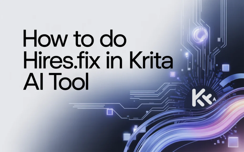 How to Do Hires.fix in Krita AI Tool