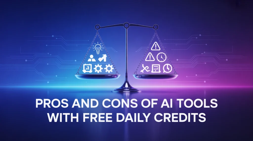 Pros and Cons of AI Tools With Free Daily Credits