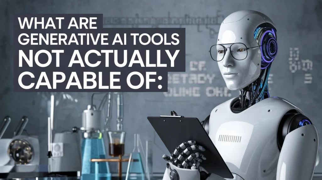 What Are Generative AI Tools Not Actually Capable Of?