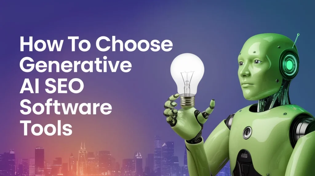 How to Choose Generative AI SEO Software Tools
