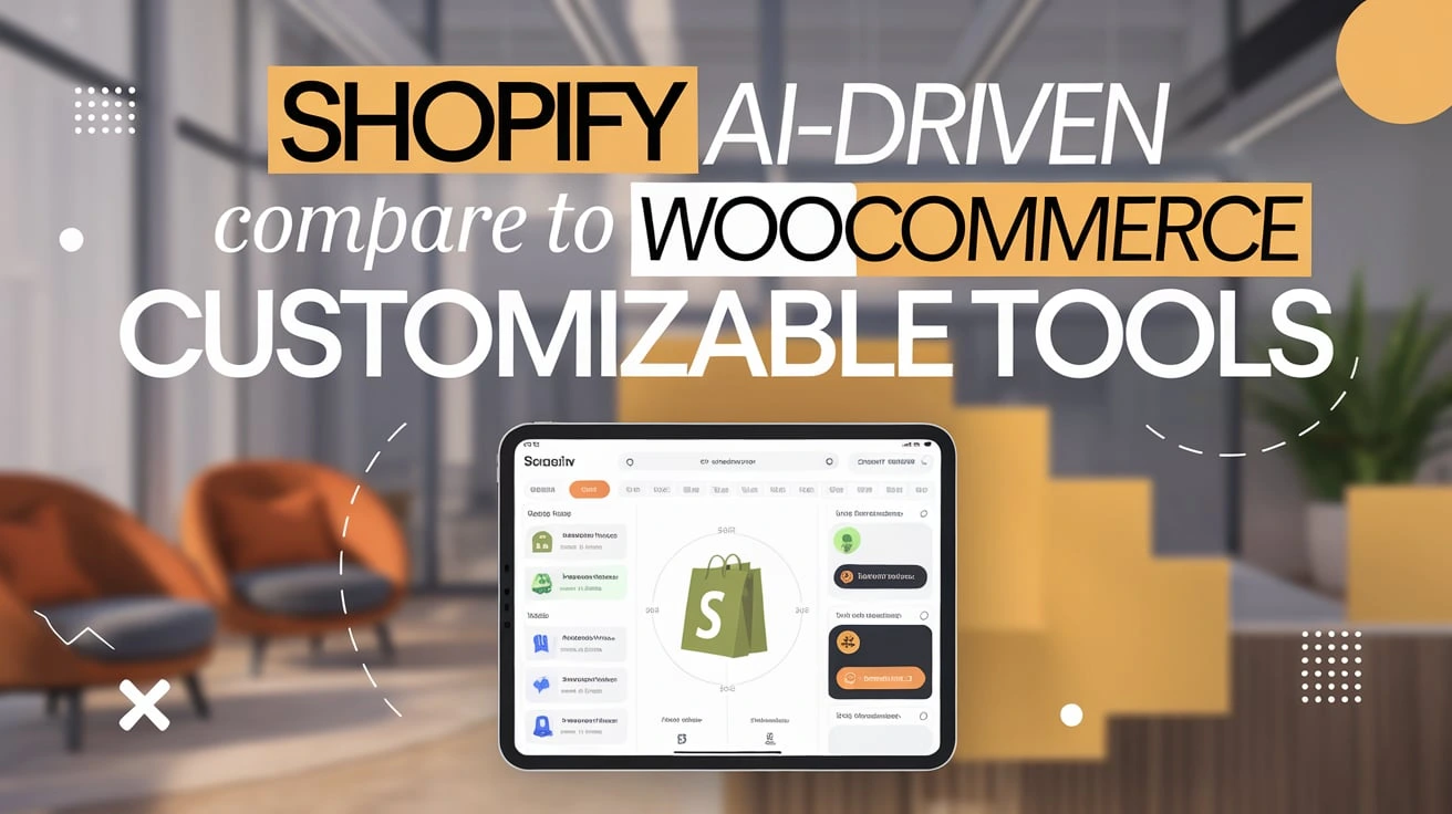 Shopify AI-driven compare to Woocommerce customizable tools