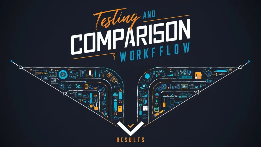 Testing and comparison workflow