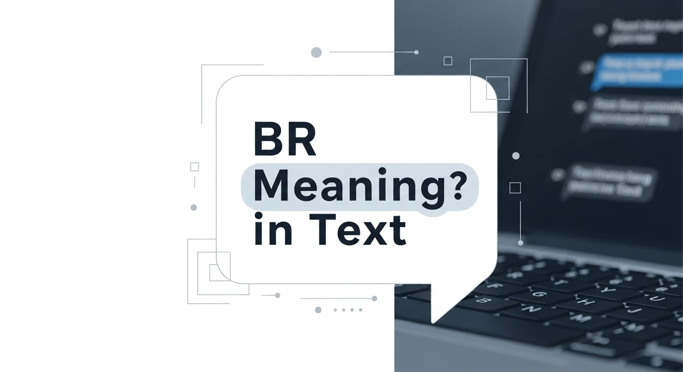 BR Meaning in Text
