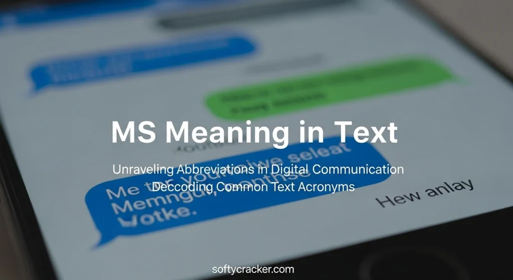 MS Meaning in Text