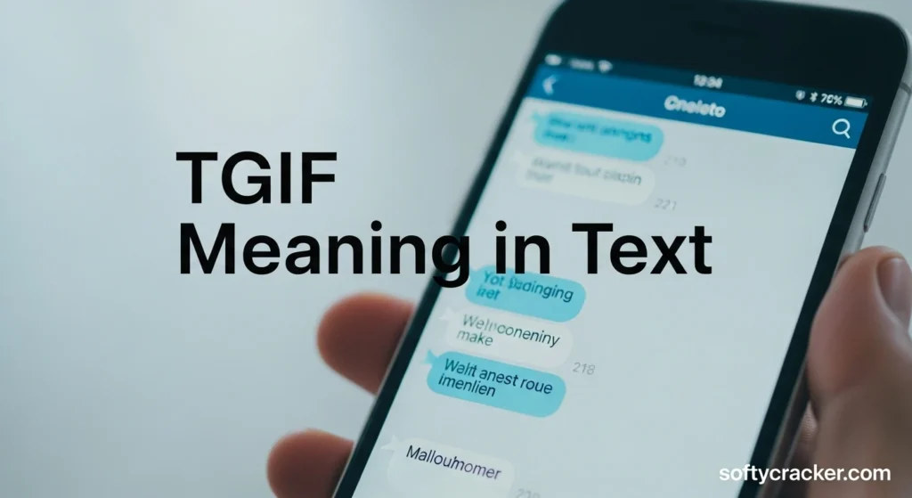 TGIF Meaning in Text