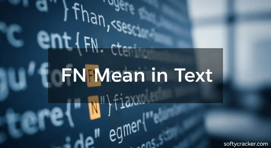 FN Mean in Text