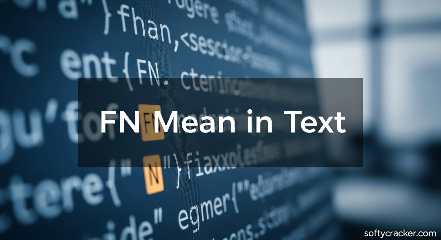 FN Mean in Text
