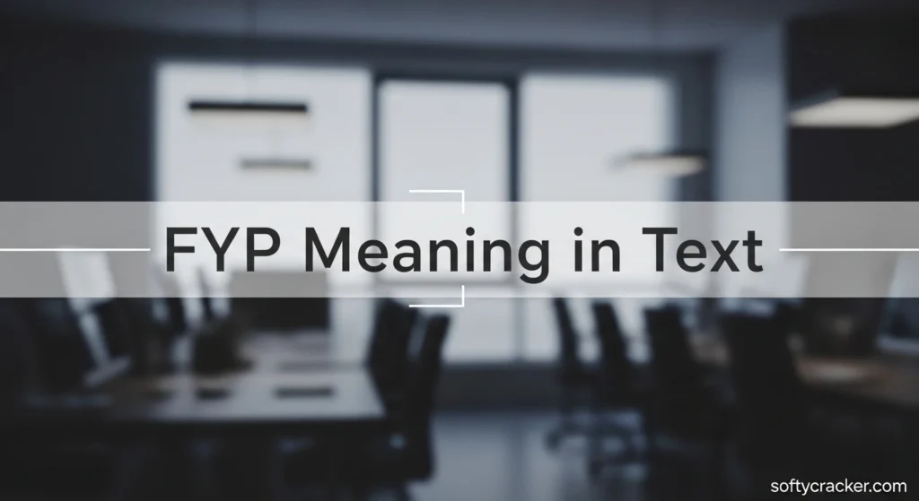 FYP Meaning in Text
