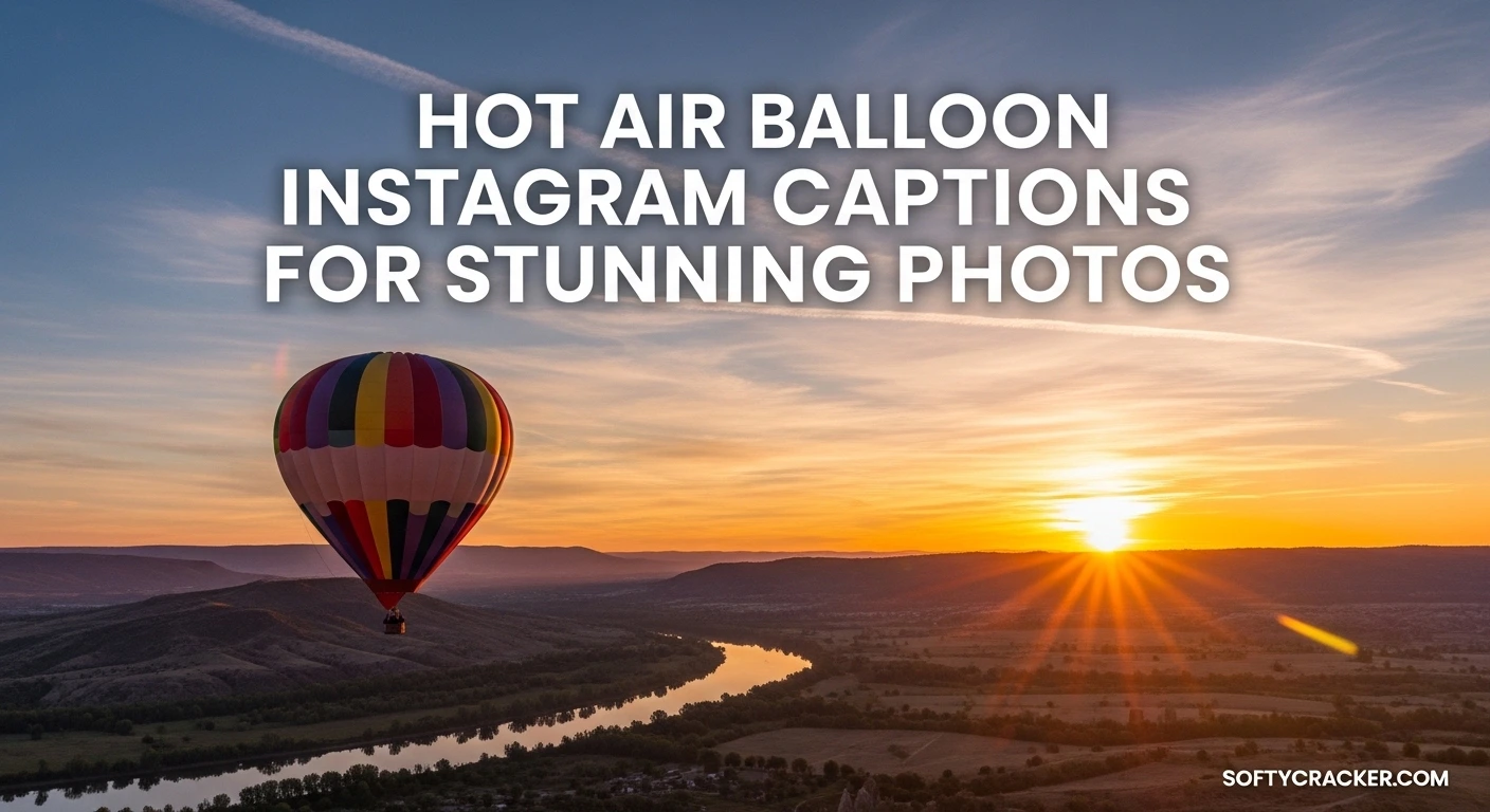 Hot Air Balloon Instagram Captions for Stunning Photos