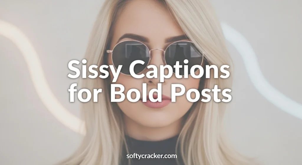 Sissy Captions for Bold Posts