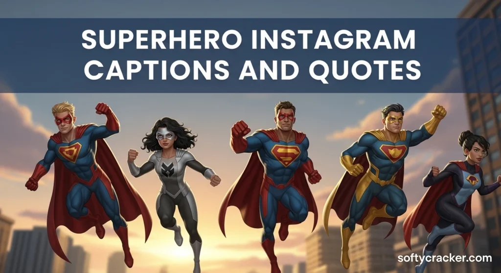 Superhero Instagram Captions and Quotes