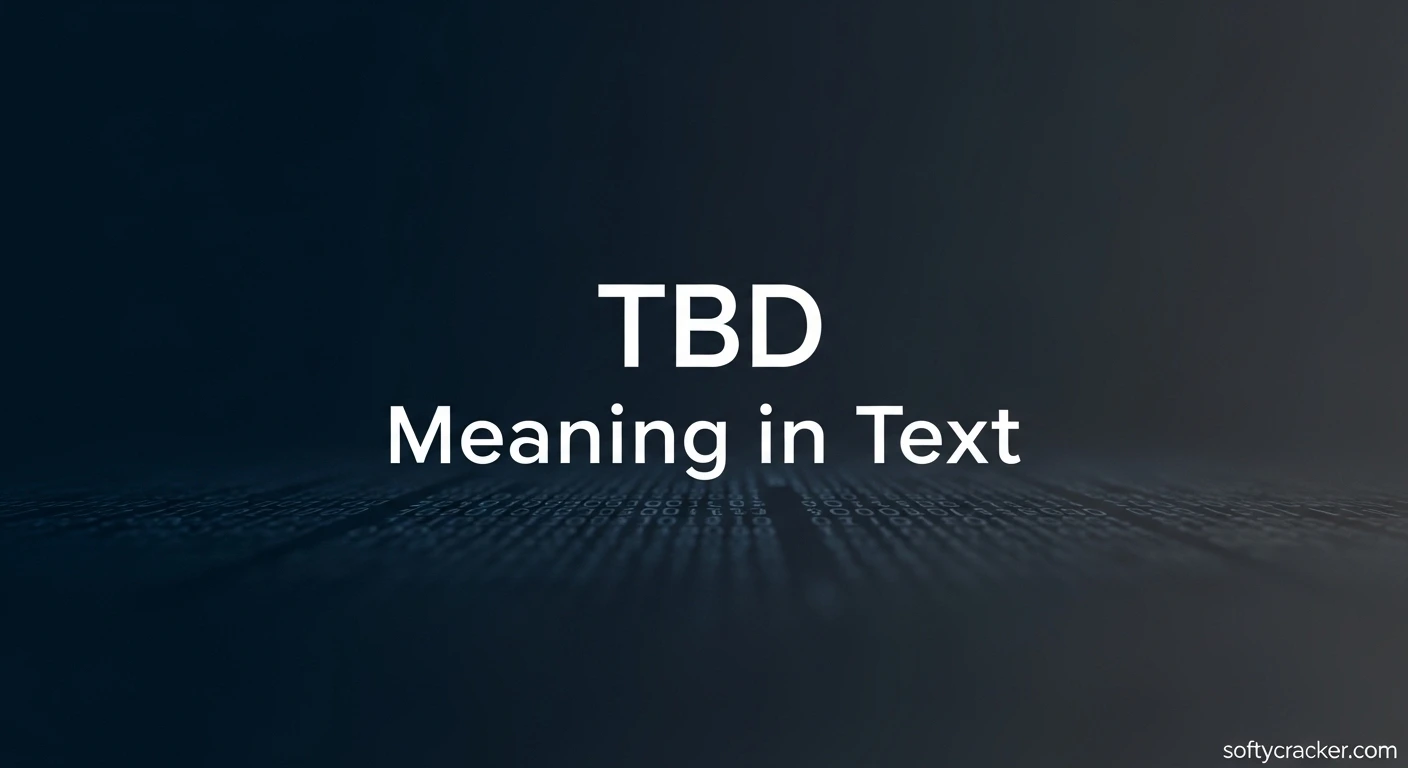 TBD Meaning in Text
