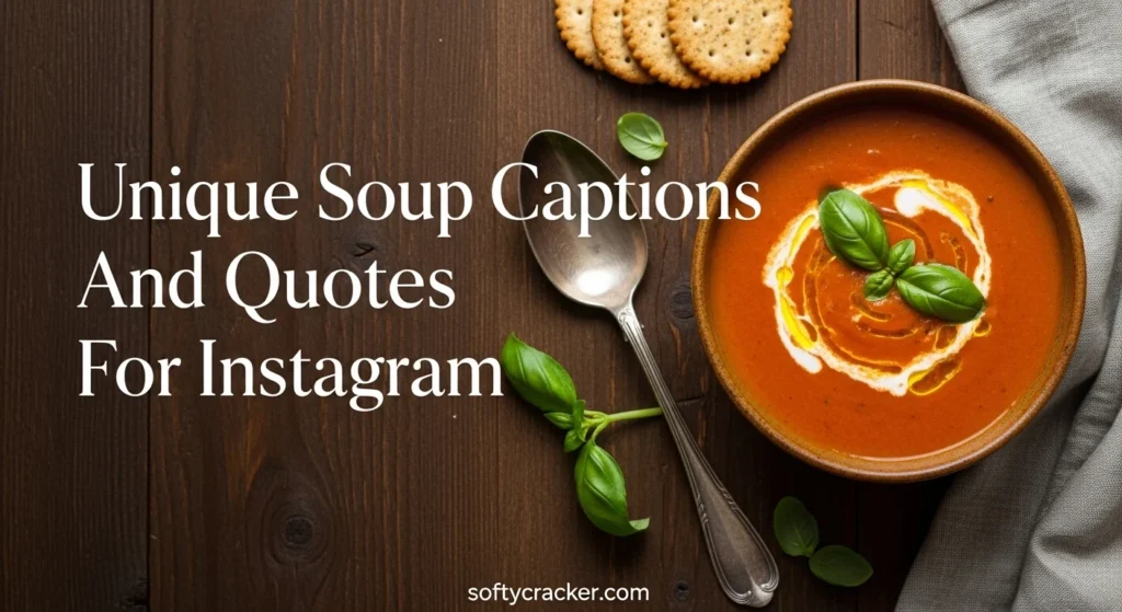 Unique Soup Captions And Quotes For Instagram