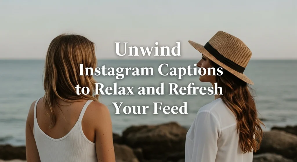 Unwind instagram captions to relax and refresh your feed