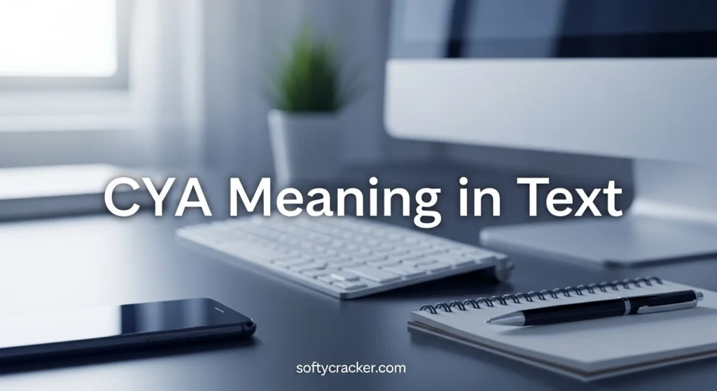 CYA Meaning in Text