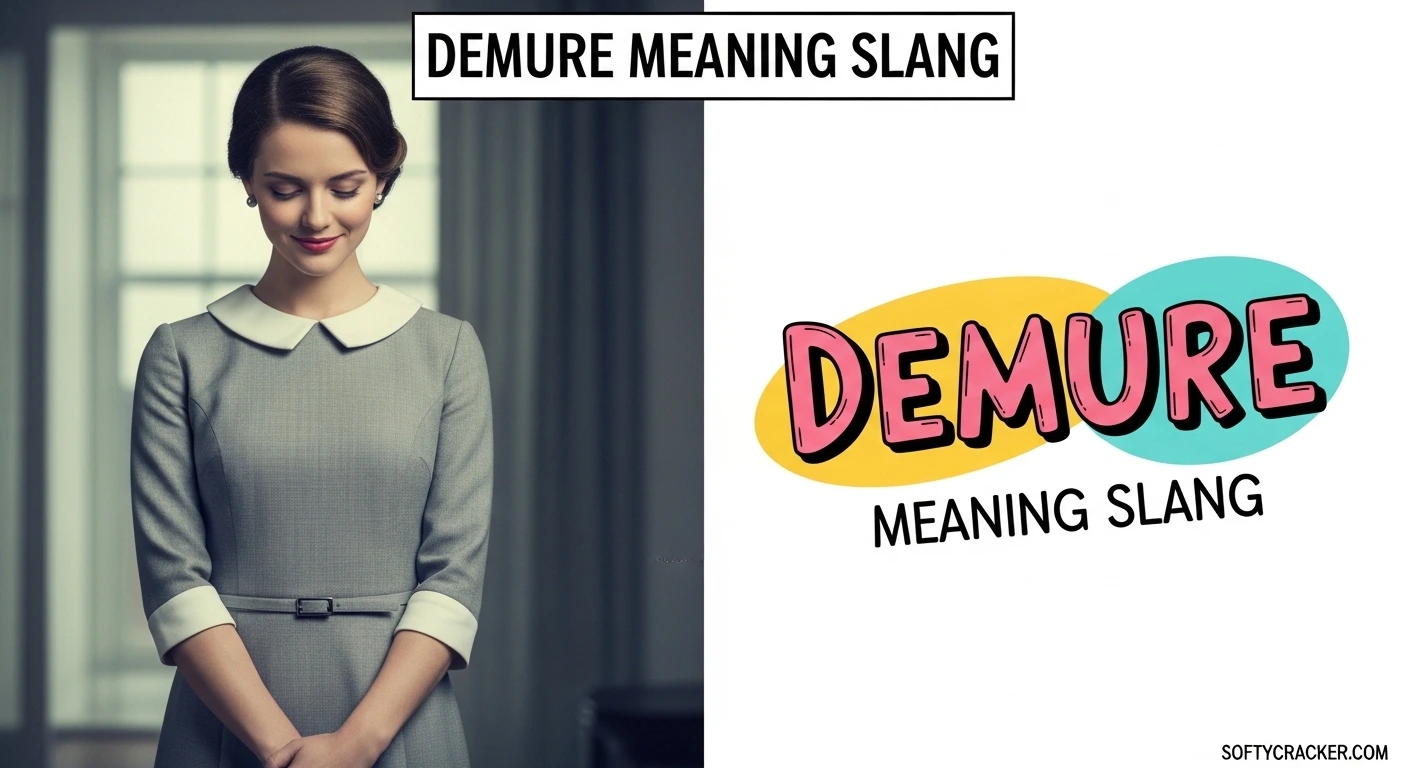Demure Meaning Slang
