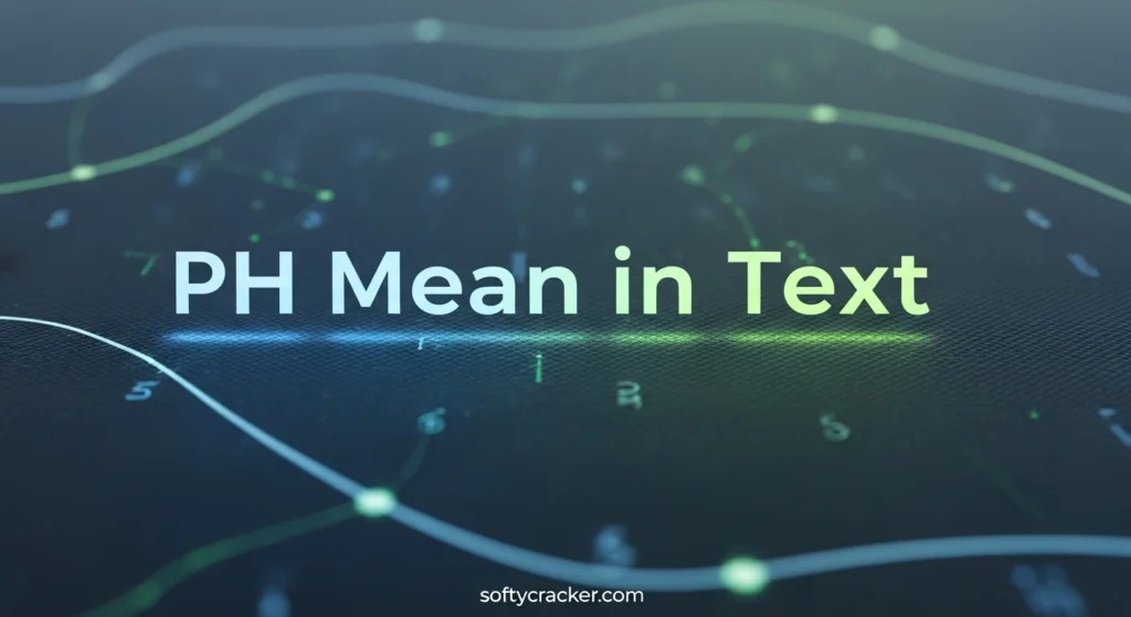 PH Mean in Text