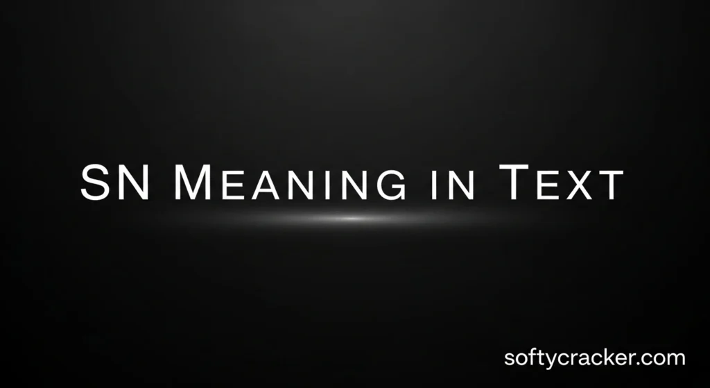 SN Meaning in Text